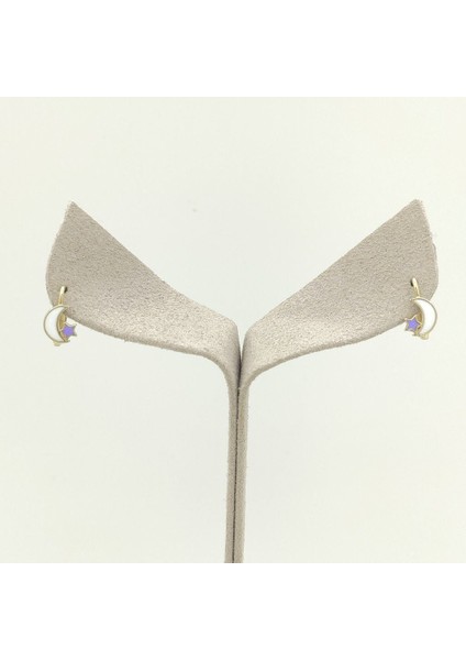 Ay Yıldız Çocuk Küpe Altın – KP00835