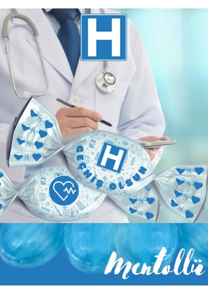 Hastaneler Için Tasarlanmış Ikramlık Meyveli Mentollü Bonbon Şekerlemeler