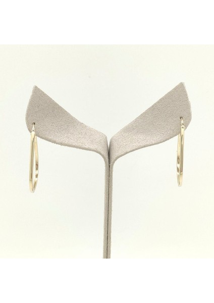 Oval Damla Halka Küpe – KP00826