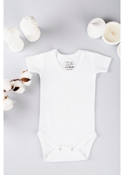 ® 3'lü Kısa Kollu Bebek Zıbın Seti 100% Pamuklu Ribana Çıtçıtlı Atlet, Body Zıbın Unisex fiyatları