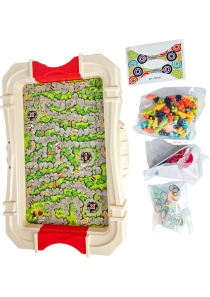 Make-A-Maze 4+ Yaş Çocuklar Için Çok Oyunculu Süper Eğlenceli Eğitici Labirent Kutu Oyunu