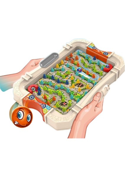 Make-A-Maze 4+ Yaş Çocuklar Için Çok Oyunculu Süper Eğlenceli Eğitici Labirent Kutu Oyunu