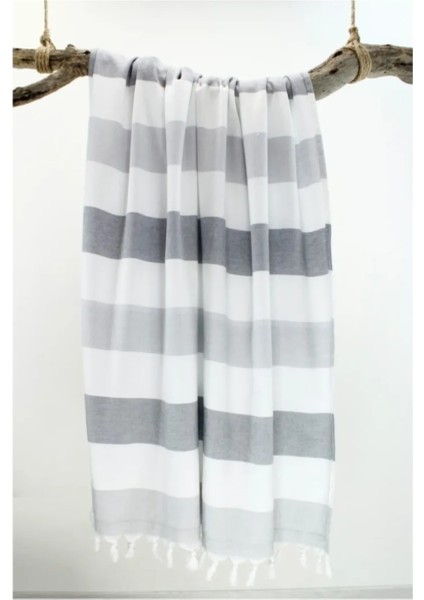 Zndstore Peştamal Havlu Gri-Beyaz fırsatları