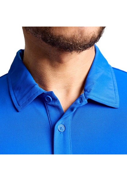 Tech Pique Polo Erkek Mavi Tişört modelleri