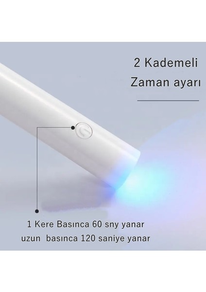 Uv Kalıcı Oje Jel Tırnak Kurutucu Epoksi Kurutucu Fototerapi Makinesi USB Kablolu Slim Kasa Renkli