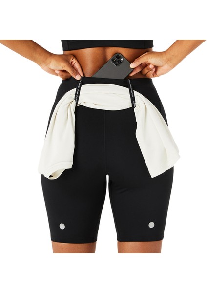 Road High Waist 8ın Sprinter Kadın Siyah Bisikletçi Taytı 2012C967-001