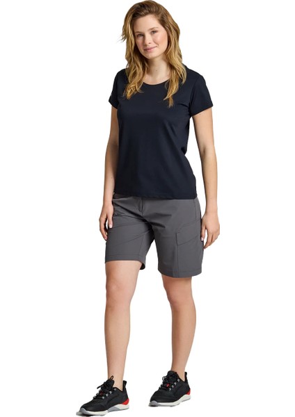 Ws Tech Pique Kadın Siyah Tişört