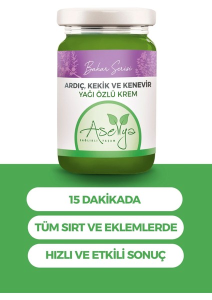 Ardıç Kekik ve Kenevir Yağı Özlü Krem 100 ml