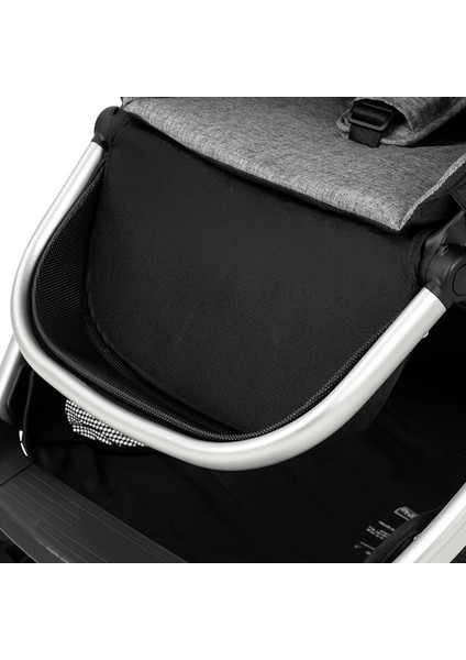 Techno Autofold Çift Yönlü Kolay Katlanabilir Bebek Arabası Gri