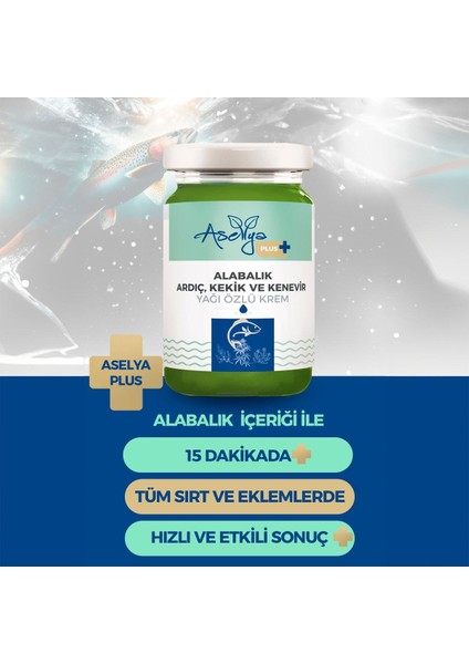 Alabalık Ardıç Kekik ve Kenevir Özlü Masaj Kremi 100ML