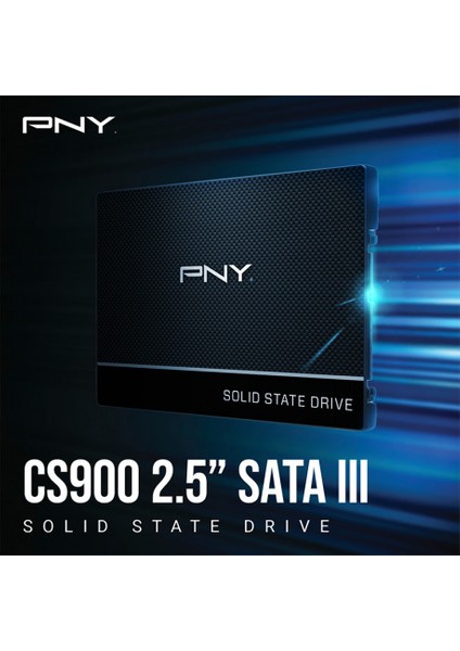 Pny CS900 500GB 2,5" Sata3 SSD 535/500MB/S  (SSD7CS900-500-RB)