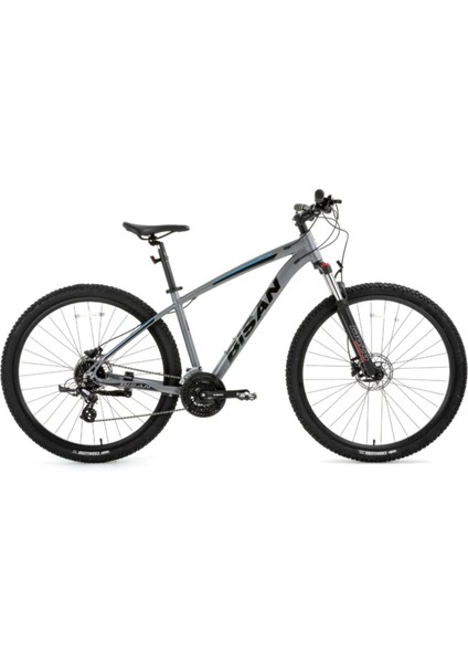 Mtx 7300 - 27.5 Jant 17'' 43 cm (M) Kadro Dağ Bisikleti - Metalik Gri Mavi