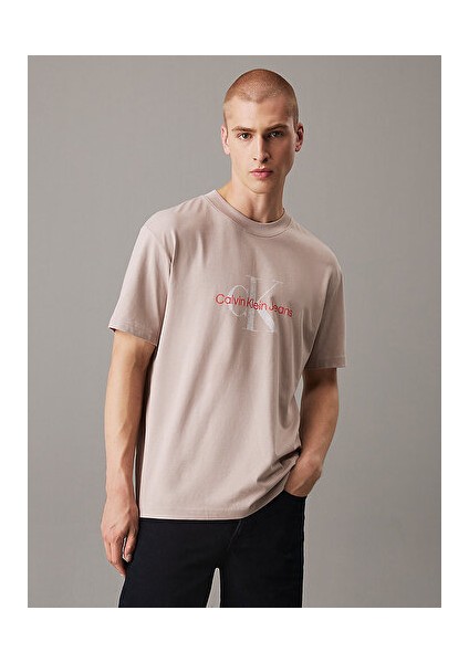 Textured Monologo Tee