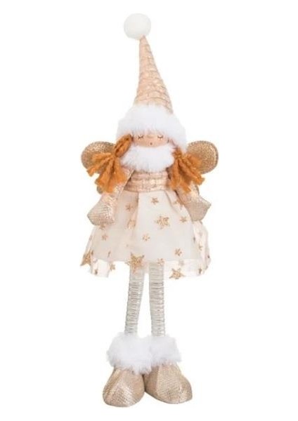 Krem Peri Kızı Dekor 37 cm