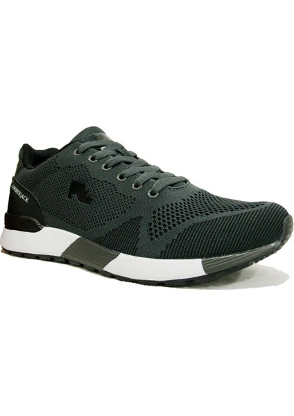 Gri Beyaz Sneakers Bağcıklı Spor Ayakkabı