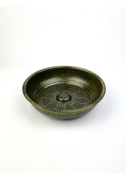 Bakır Hamam Tası Antik - 20CM