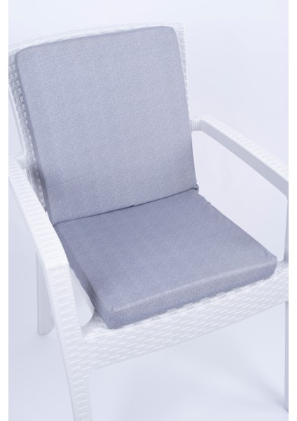 Papatya Süngerli Arkalıklı Sandalye Minderi Özel Dikişli Bağcıklı 40X80 cm fiyatları