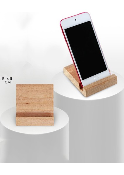 Ahşap Cep Telefonu ve Tablet Standı 711596