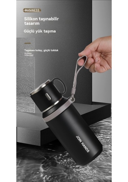 Büyük Kapasiteli Bardak 316 Paslanmaz Çelik Termos Bardak Açık Taşınabilir Su Isıtıcısı (Yurt Dışından)