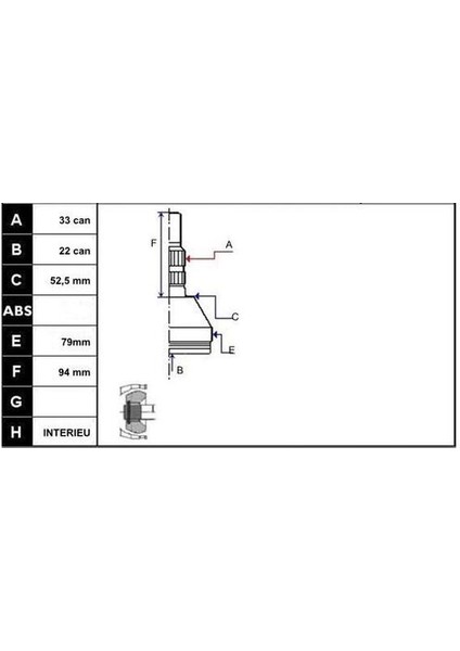 KRL1504ECF Aks Kafası Astra H 04-1.4-1.6-1.7cdtı Diş Z16XEP 1603273