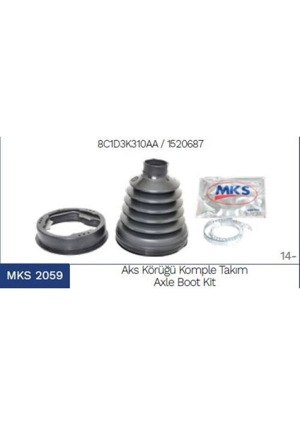 2059 Aks Körüğü Iç Takım Transit V363 V362 14-Custom 12- BK214A084BA