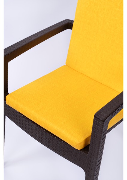 Papatya Süngerli Arkalıklı Sandalye Minderi Özel Dikişli Bağcıklı 40X80 cm fiyatları