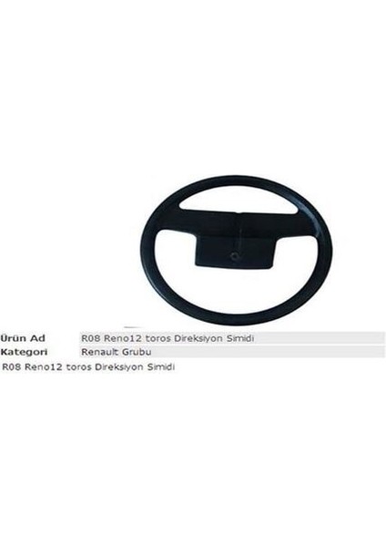 DSM15430 Direksiyon Simidi Renault 12 Toros Kapaklı Gu