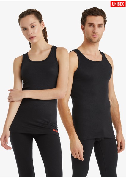 9260 UNİSEX SİYAH THERMAL ATLET