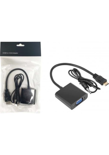 PL-7237 HDMI To VGA Çevirici Kablo