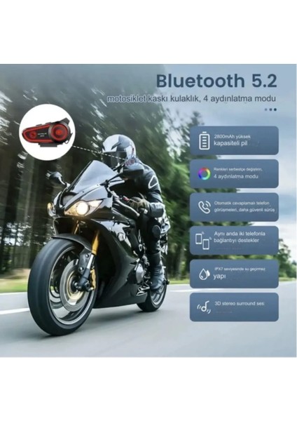 Aksesuar Kask Içi Bluetooth Intercom