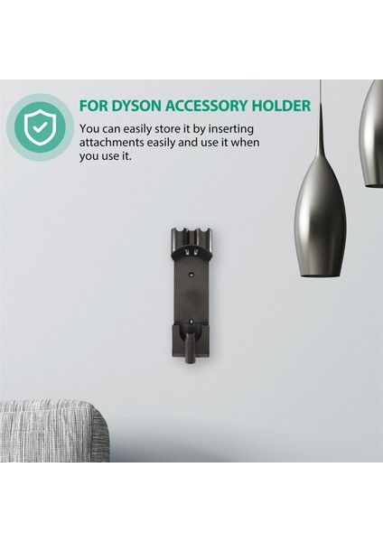 Dyson V7 V8 Duvara Monte Aksesuarlar Için Uyumlu Elektrikli Süpürge Yerleştirme Istasyonu Kablosuz Şarj Braketi (Yurt Dışından) modelleri