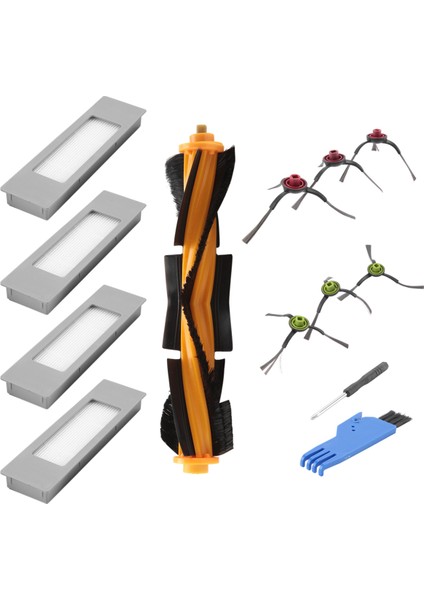 Yeedi Vac/vac Max/vac Station Robot Süpürge, Ana Fırça Filtresi Yan Fırçalar Için Uygun Yedek Aksesuar Seti (Yurt Dışından) modelleri