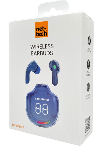 NT-BTH27 Kulakiçi Bluetooth Kulaklık
