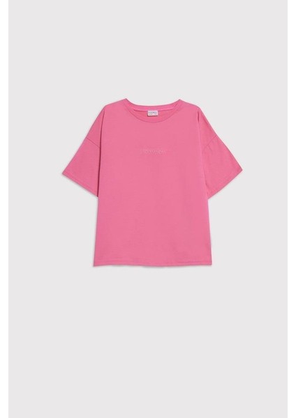 (Kids) Oversize Fit Unisex Organik Pamuk T- shirt fiyatları