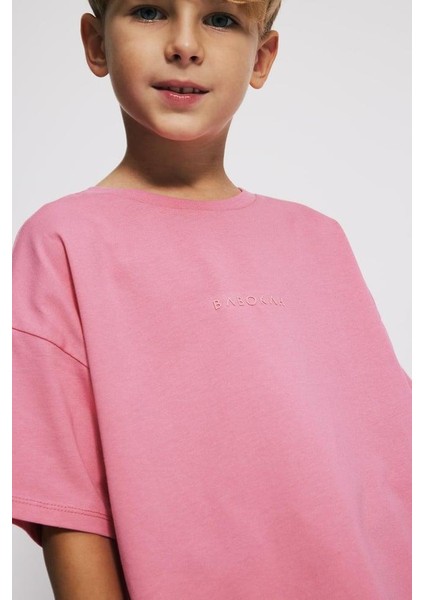 (Kids) Oversize Fit Unisex Organik Pamuk T- shirt indirimleri