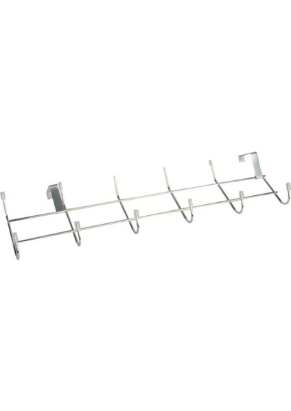 Lüks Krom Amerikan Kapı Arkası Panel Askı Pantolon Kıyafet Elbise Askısı 50CM