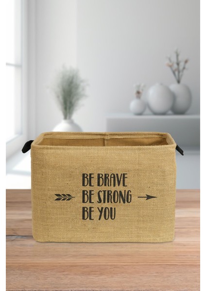 Be You Jüt, Dolap Içi Banyo Çamaşır Çocuk Odası Düzenleyici Katlanır, Saklama Sepeti 25 x 14 x 18 fiyatları