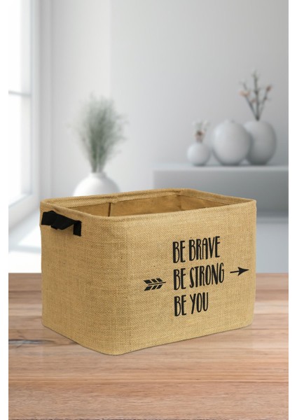 Be You Jüt,dolap Içi Çamaşır Çocuk Odası Oyuncak Düzenleyici Katlanır, Saklama Sepeti 37 x 27 x 25