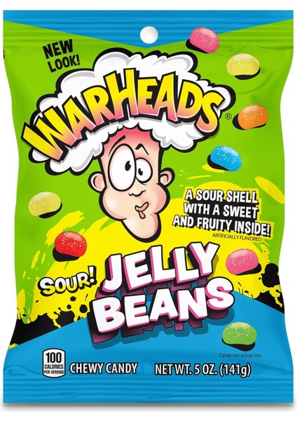 Jelly Beans Sour Chewy Candy 141G