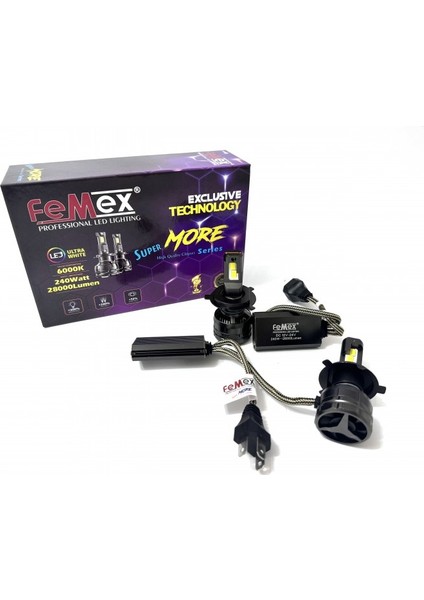 Femex Super More Csp Superior Etı Chipset H4 LED Xenon LED Headlight