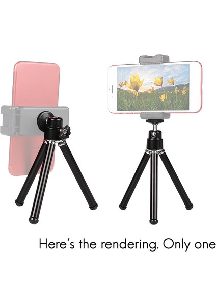 Hafif Mini Tripod Ayarlanabilir Mini Tripod Alüminyum Alaşımlı Siyah (Yurt Dışından)