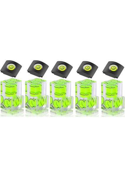 10 Paket Sıcak Ayakkabı Seviyesi, Dslr Film Kamera Canon Için 2 Eksen Su Terazisi (Yurt Dışından)