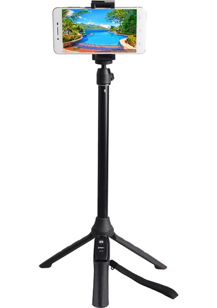 A6-90T Cep Telefonu Bluetooth Selfie Çubuğu Tripod (Yurt Dışından)