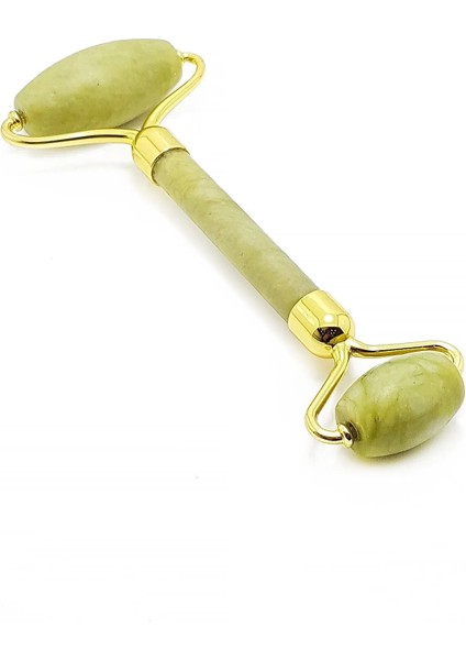 Jade Yeşim Taşı 2'li Yüz Cilt Masaj Bakım Aleti Roller CIN235