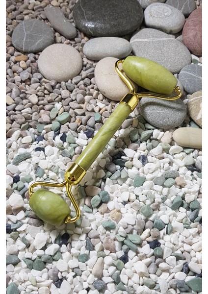 Jade Yeşim Taşı 2'li Yüz Cilt Masaj Bakım Aleti Roller CIN235 indirimleri