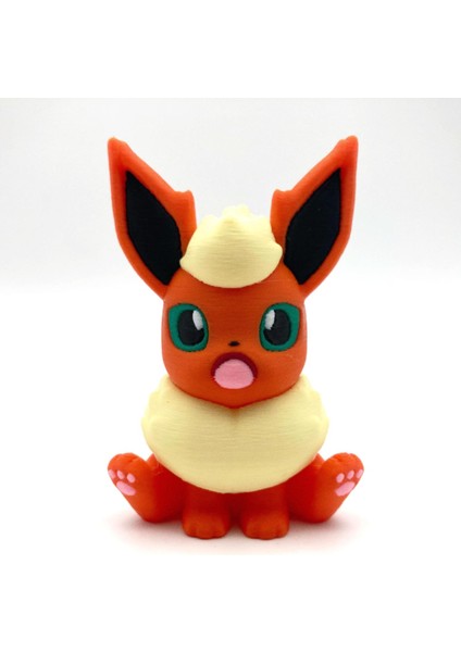#0136 Chibi Flareon Pokemon Figürü