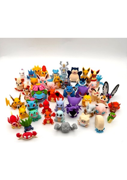 Mini Pokemon Koleksiyonu 1 (50 Parça)