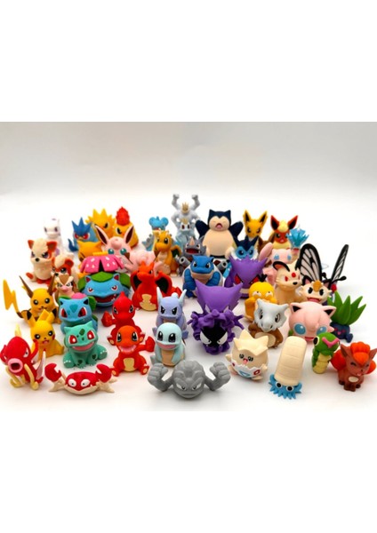 Mini Pokemon Koleksiyonu 1 (50 Parça)