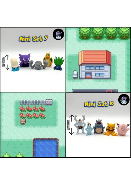 Mini Pokemon Koleksiyonu 1 (50 Parça)