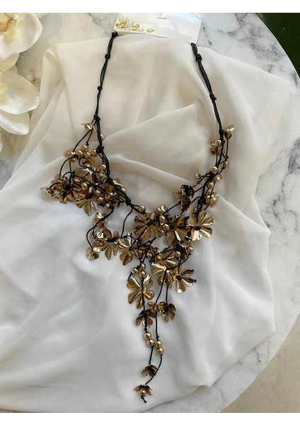 Metal Çiçek Kolye - Altın fiyatları